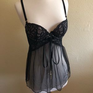Victoria’s Secret Black negligee 34b